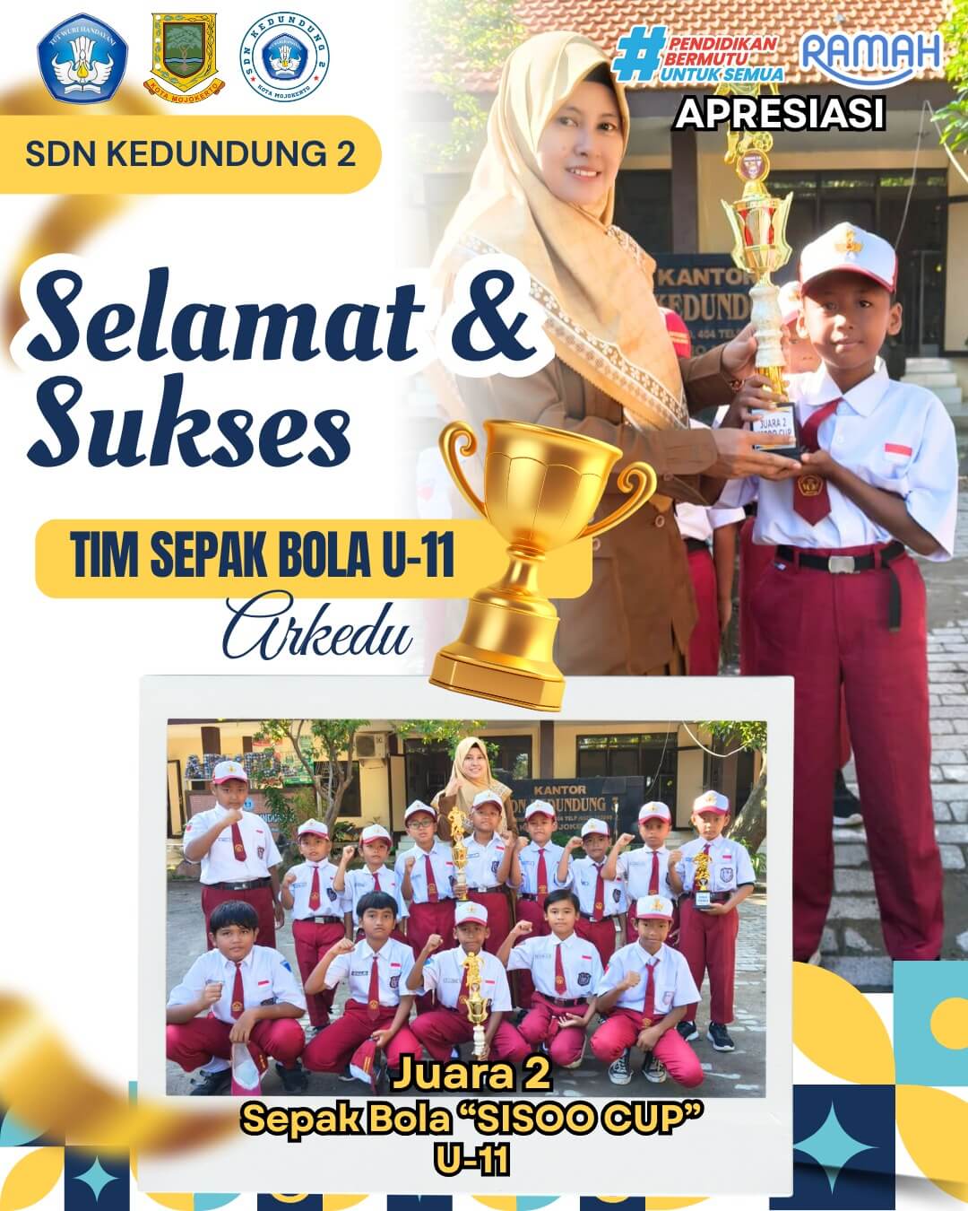 Juara 2 Sepak Bola SISOO CUP U-11